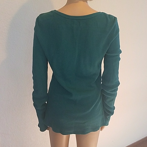 Lucky Brand Thermal with gold beading - Picture 3 of 4